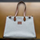 Vintage　Hermès キャンバス×レザー トートバッグ