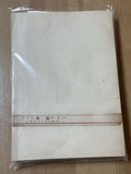 毛辺　書写紙　2包　書道　中国　書道紙　和紙　中国紙　古紙　絹本　紅星牌　未使用