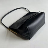 ジrクラスプラインショルダーバッグ レザーBlackブラッCELINE t1- Clasp Shouldeク美品中古